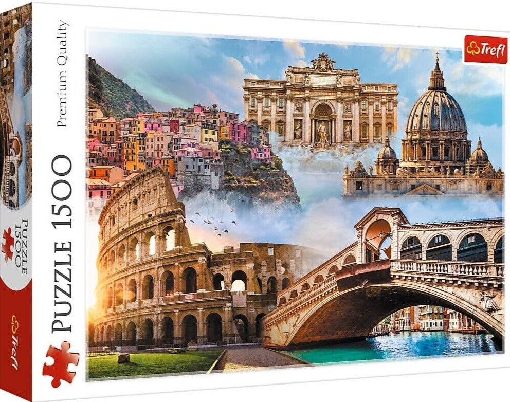 Kedvenc helyek Olaszországban Trefl 1500 darabos kirakó puzzle (TR - 26203) - puzzlegarden