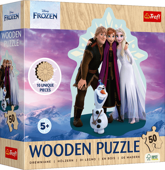 Kedvenc Jégvarázs - Fa kirakó Trefl Wood Craft 50 darabos kirakó puzzle (TR - 20283) - puzzlegarden