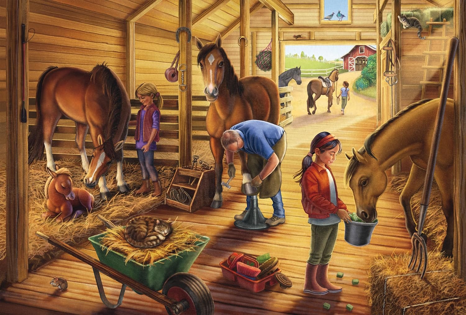 Kedvenc lovaim – 3x48 Schmidt Spiele 48 darabos kirakó puzzle (SCH - 56519) - puzzlegarden