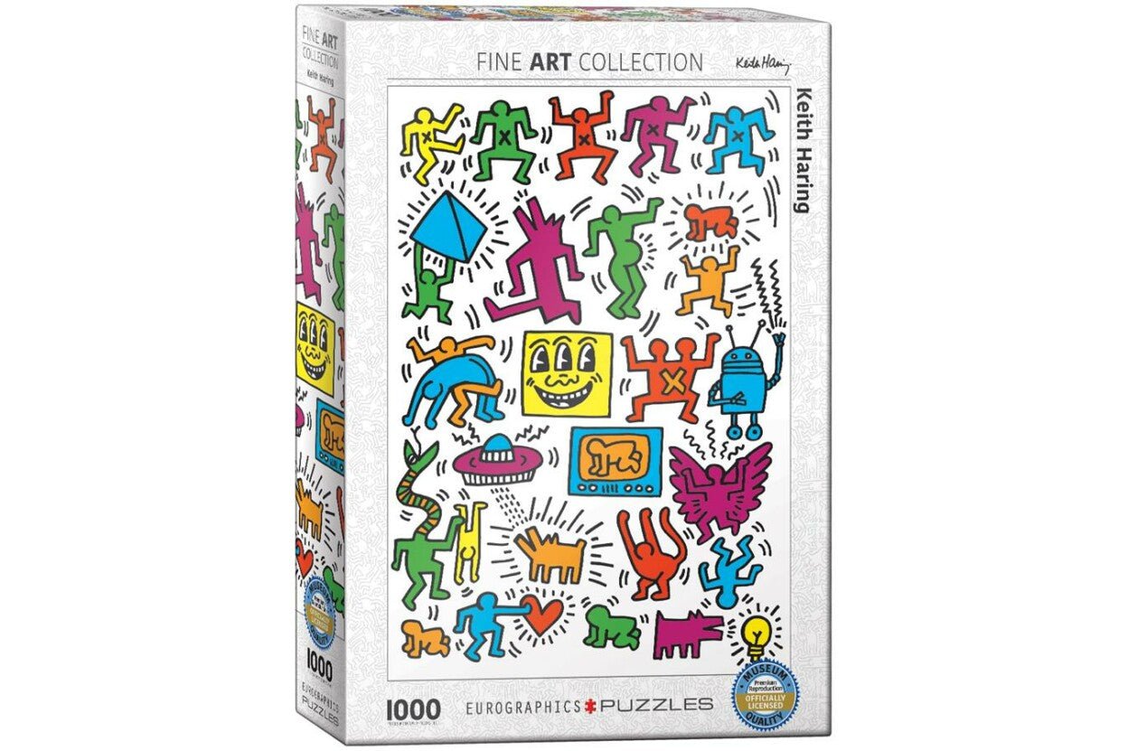 Keith Haring - Kollázs EuroGraphics 1000 darabos kirakó puzzle (EUR - 6000 - 5513) - puzzlegarden