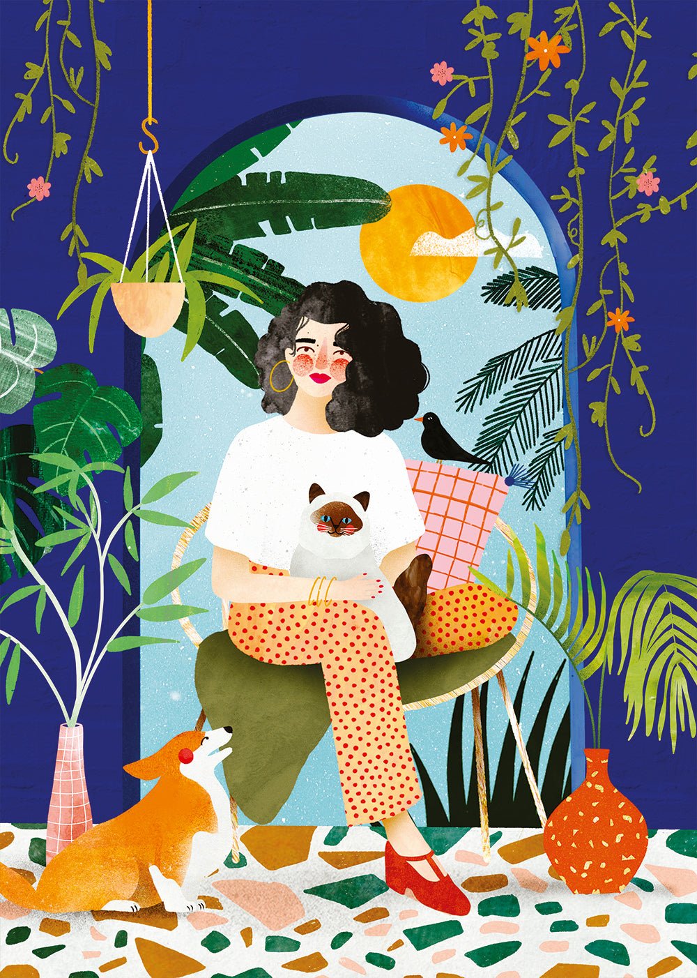 Kék Kert Pieces & Peace 1000 darabos kirakó puzzle (PaP - 0002) - puzzlegarden