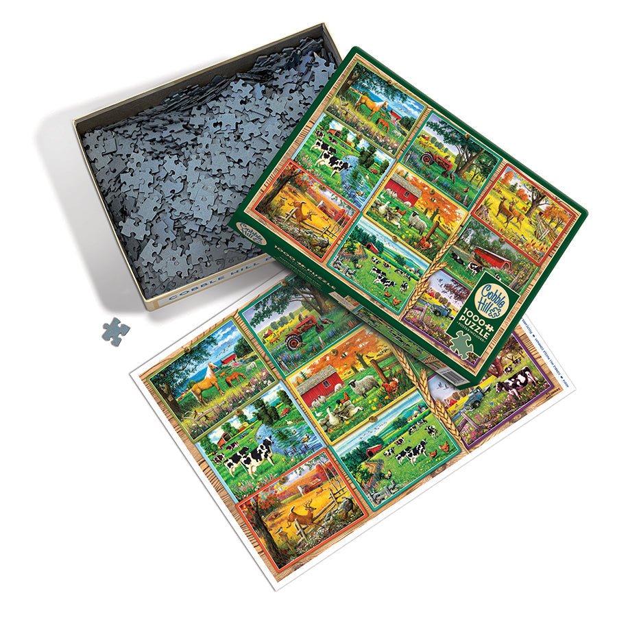 Képeslapok a Tanyáról Cobble Hill 1000 darabos kirakó puzzle (CH - 40014) - puzzlegarden