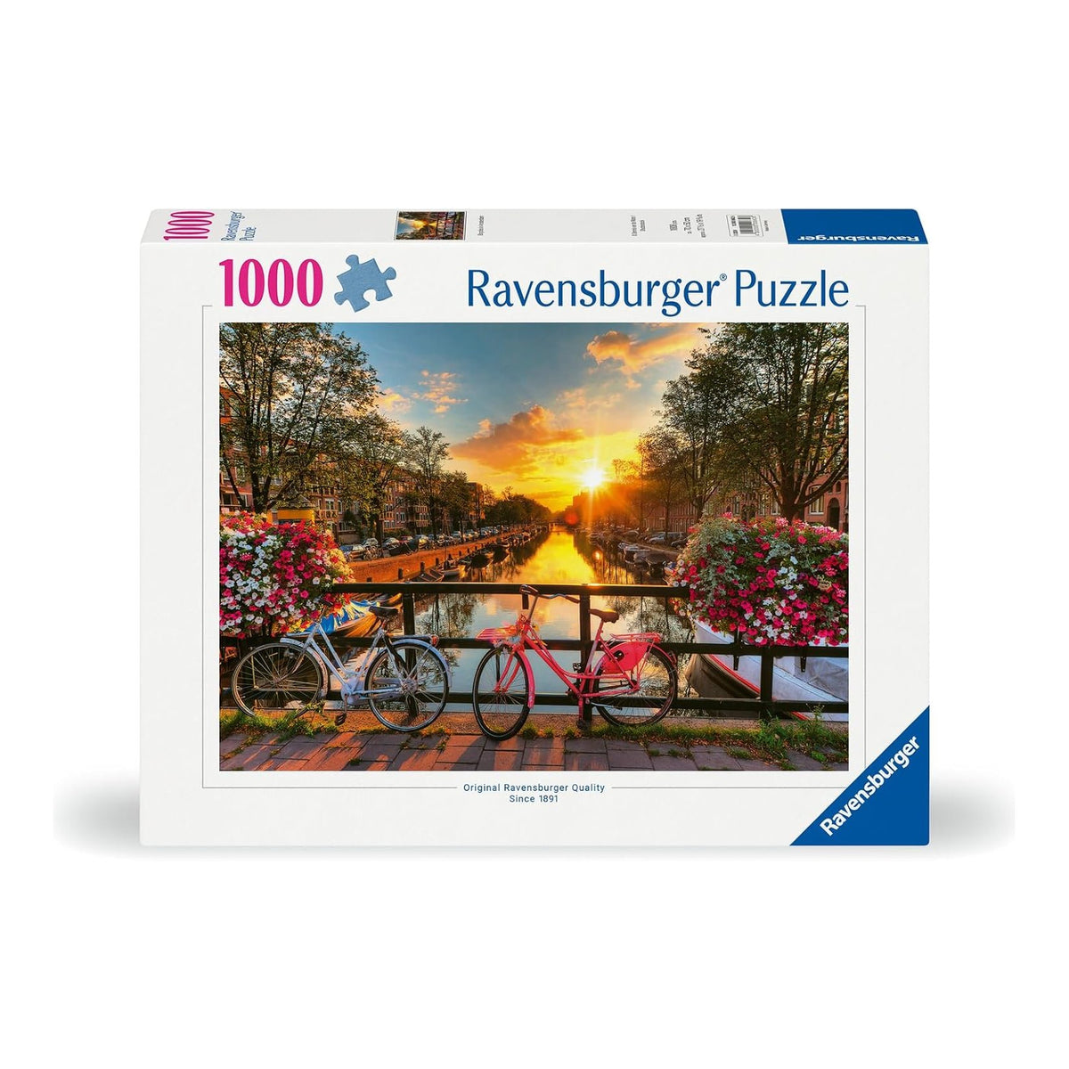 Kerékpárok Amszterdamban Ravensburger 1000 darabos kirakó puzzle (RA - 12000662) - puzzlegarden