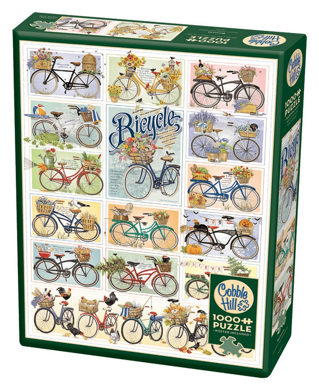 Kerékpárok Cobble Hill 1000 darabos kirakó puzzle (CH - 40068) - puzzlegarden