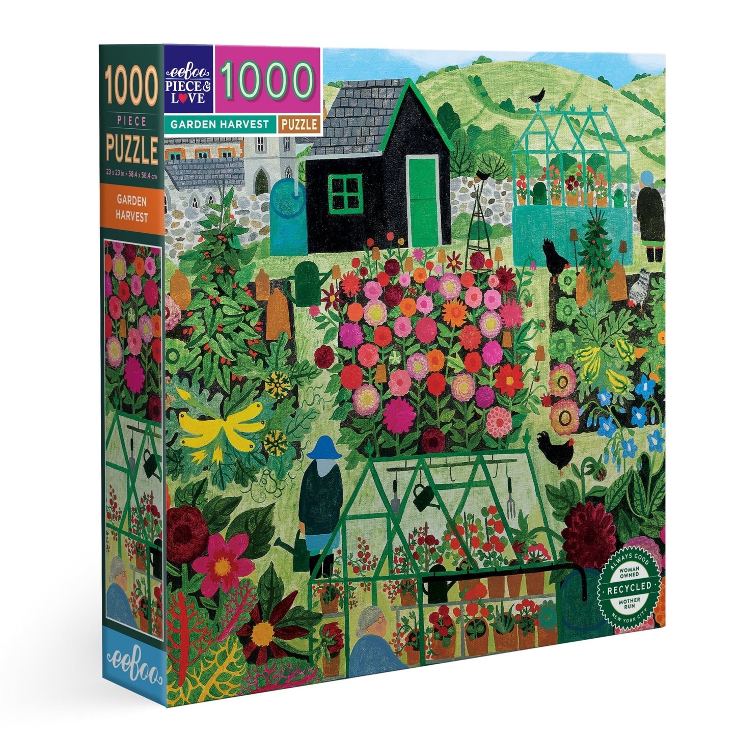 Kerti betakarítás Eeboo 1000 darabos kirakó puzzle (EB - PZTGHV) - puzzlegarden