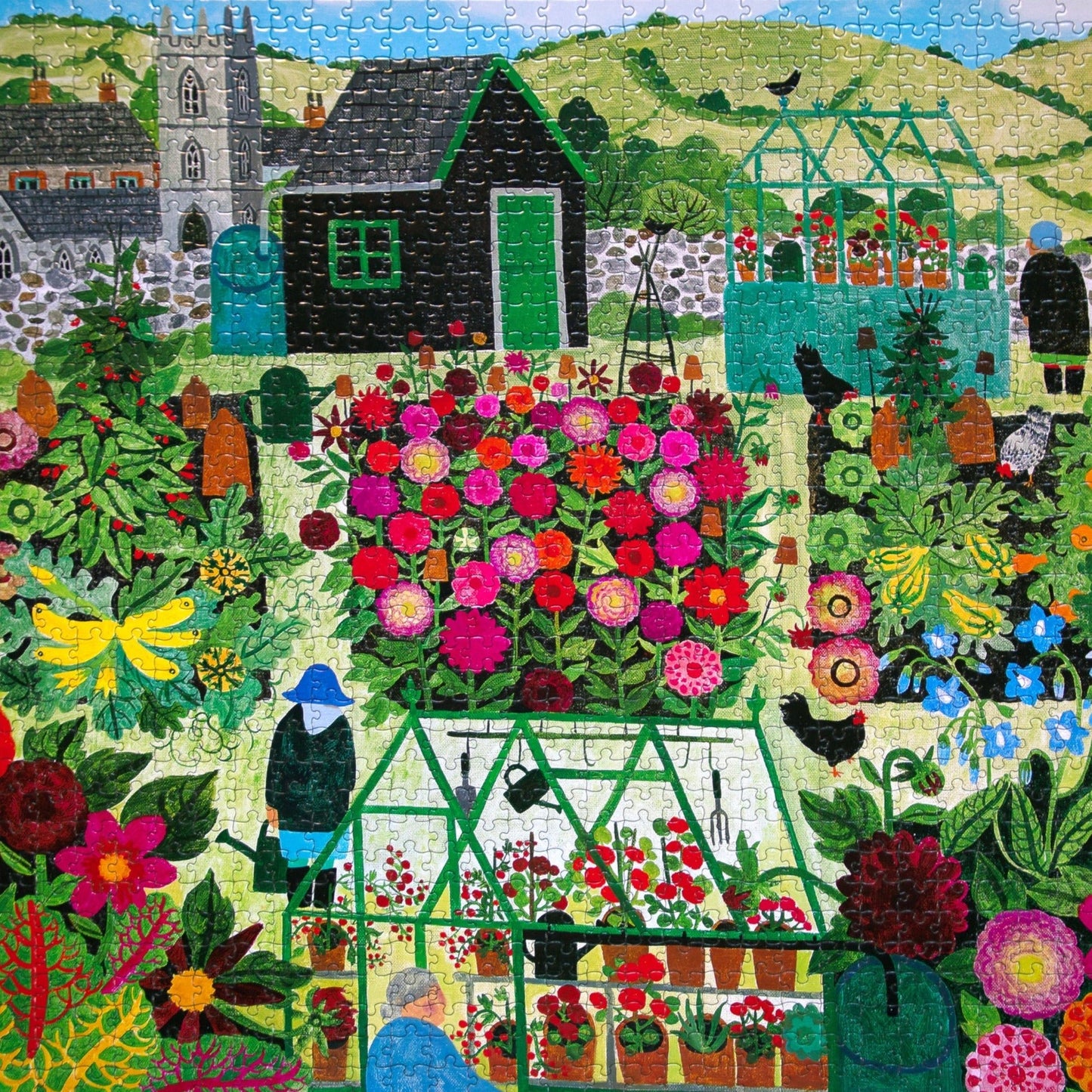 Kerti betakarítás Eeboo 1000 darabos kirakó puzzle (EB - PZTGHV) - puzzlegarden