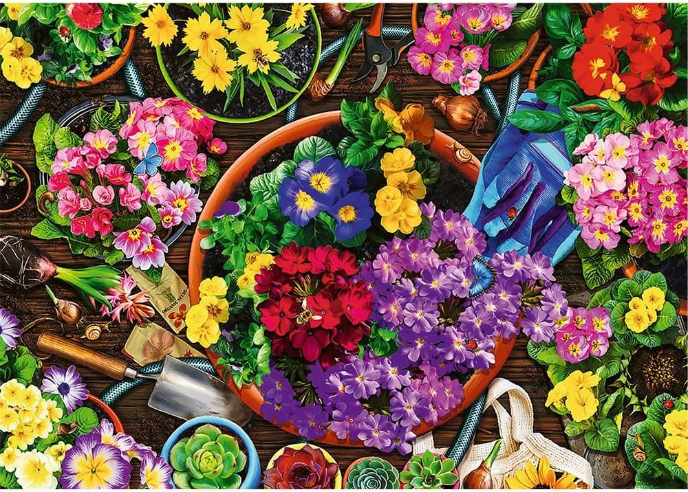 Kerti munka - 2x500 Trefl 500 darabos kirakó puzzle (TR - 37529) - puzzlegarden