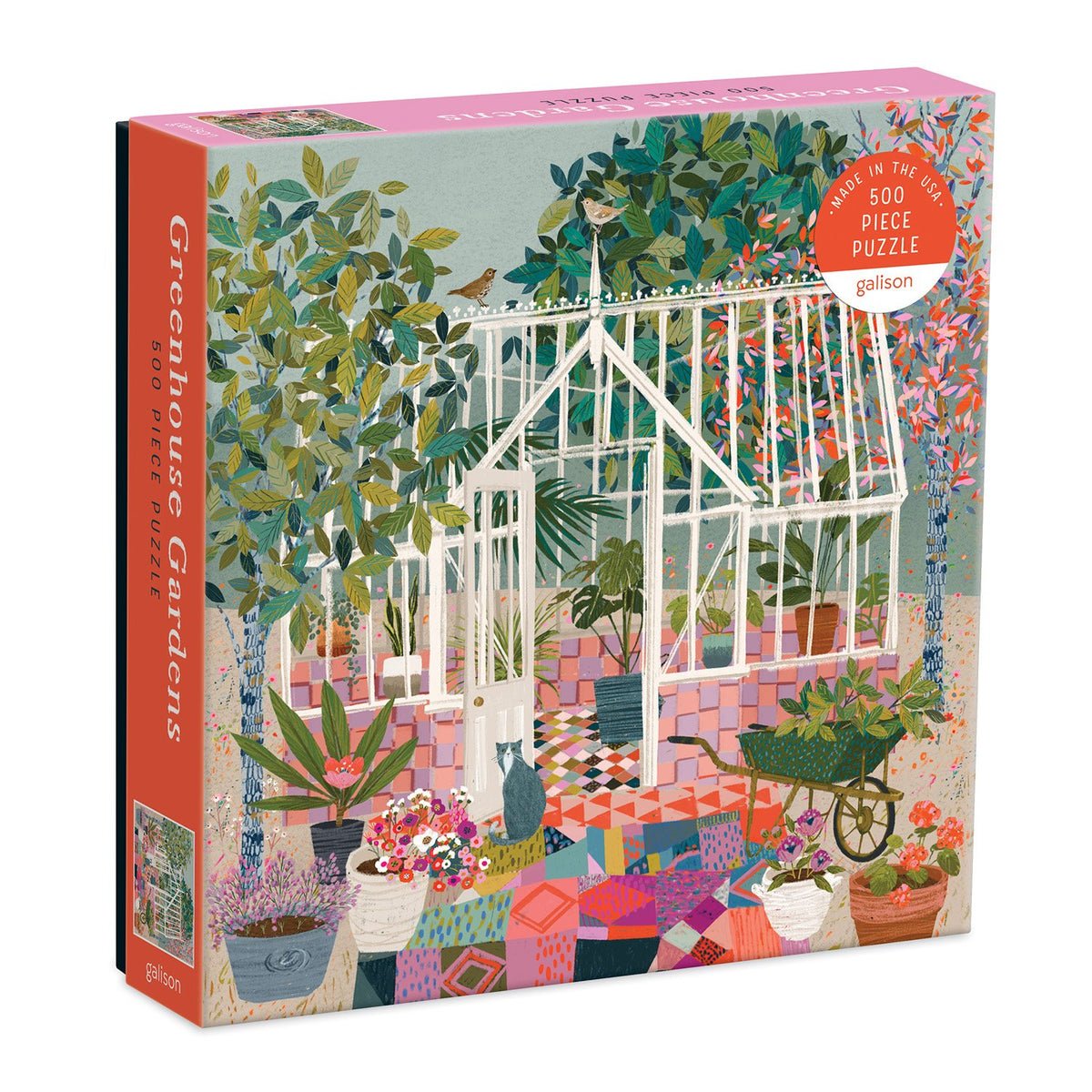 Kerti Üvegház Galison 500 darabos kirakó puzzle (GA - 9780735368590) - puzzlegarden