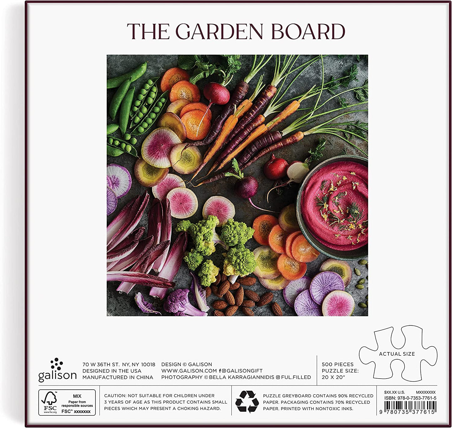 Kerti Zöldségek Galison 500 darabos kirakó puzzle (GA - M0506221) - puzzlegarden