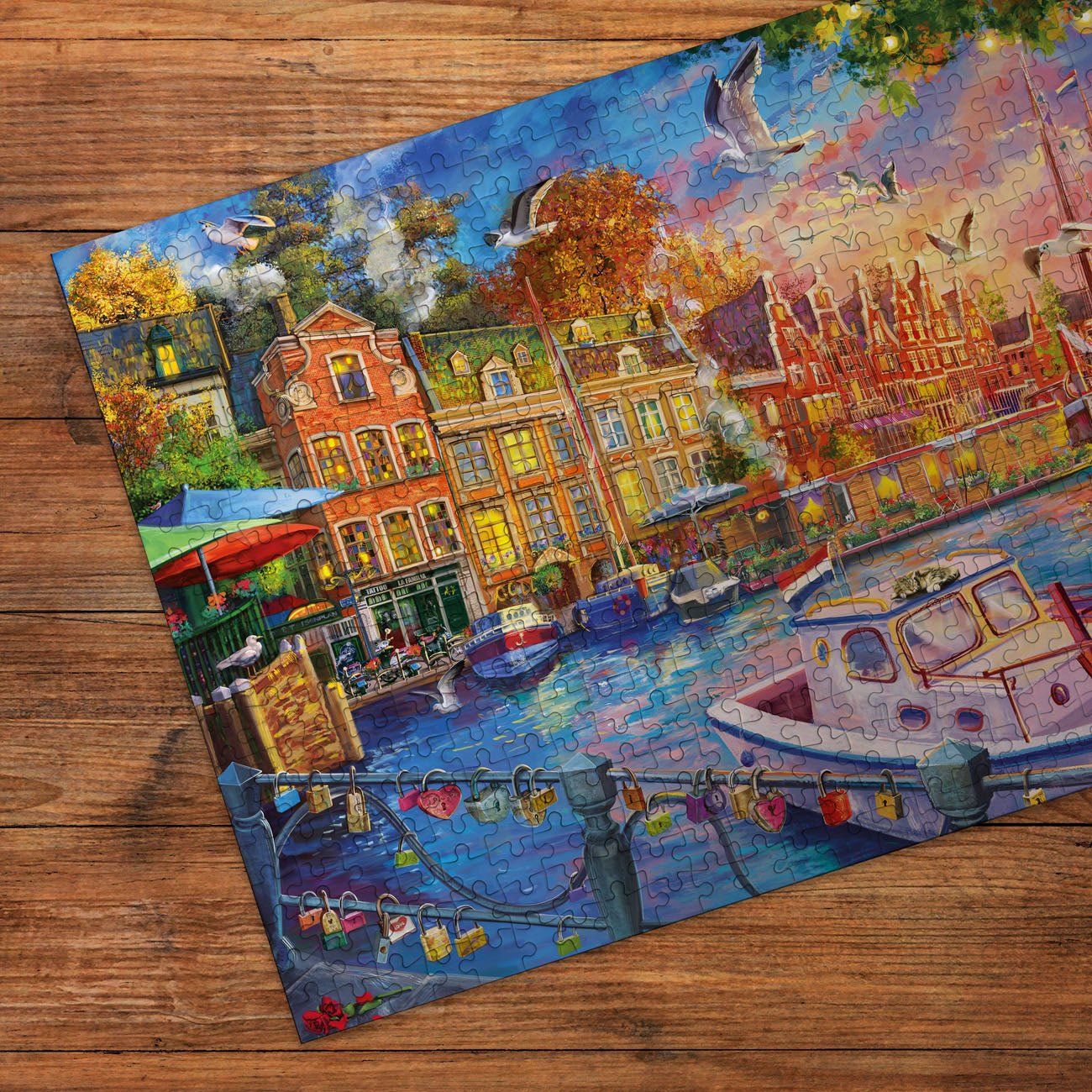 Kikötői tükröződések Gibsons 500 darabos kirakó puzzle (G-G3174) - puzzlegarden
