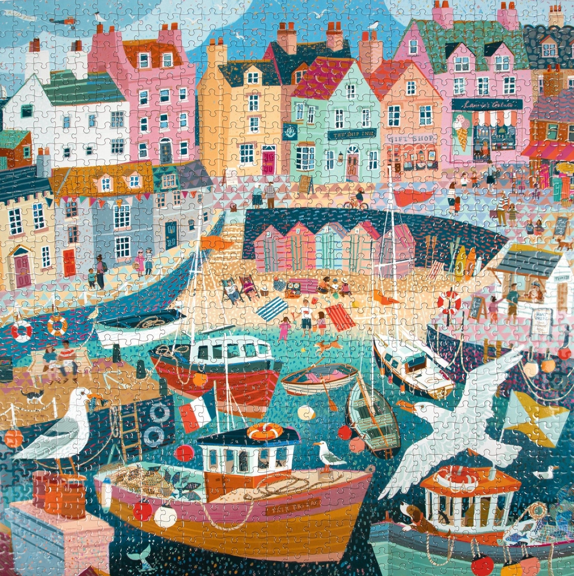 Kikötőváros Eeboo 1000 darabos kirakó puzzle (EB - PZTSEA) - puzzlegarden