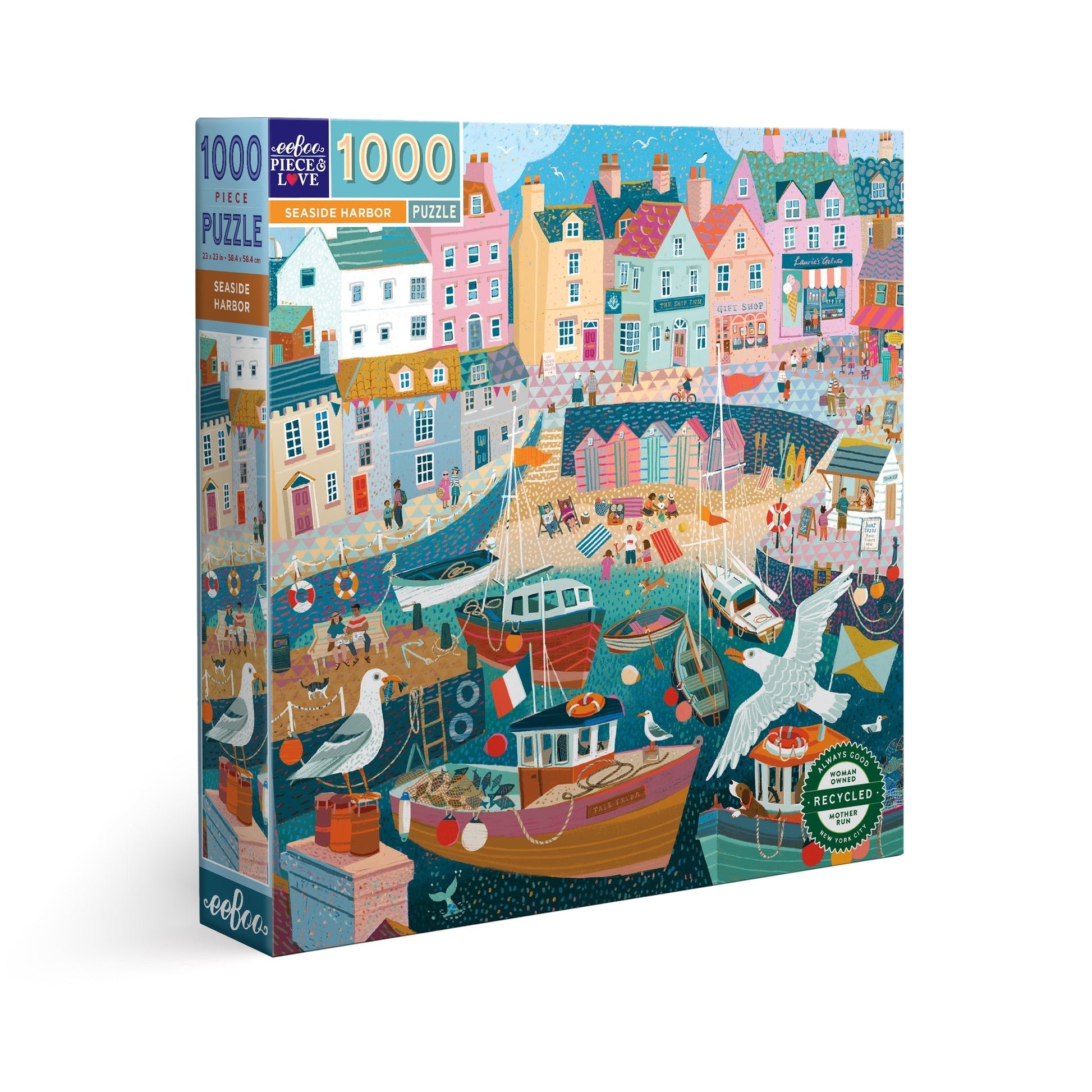 Kikötőváros Eeboo 1000 darabos kirakó puzzle (EB - PZTSEA) - puzzlegarden