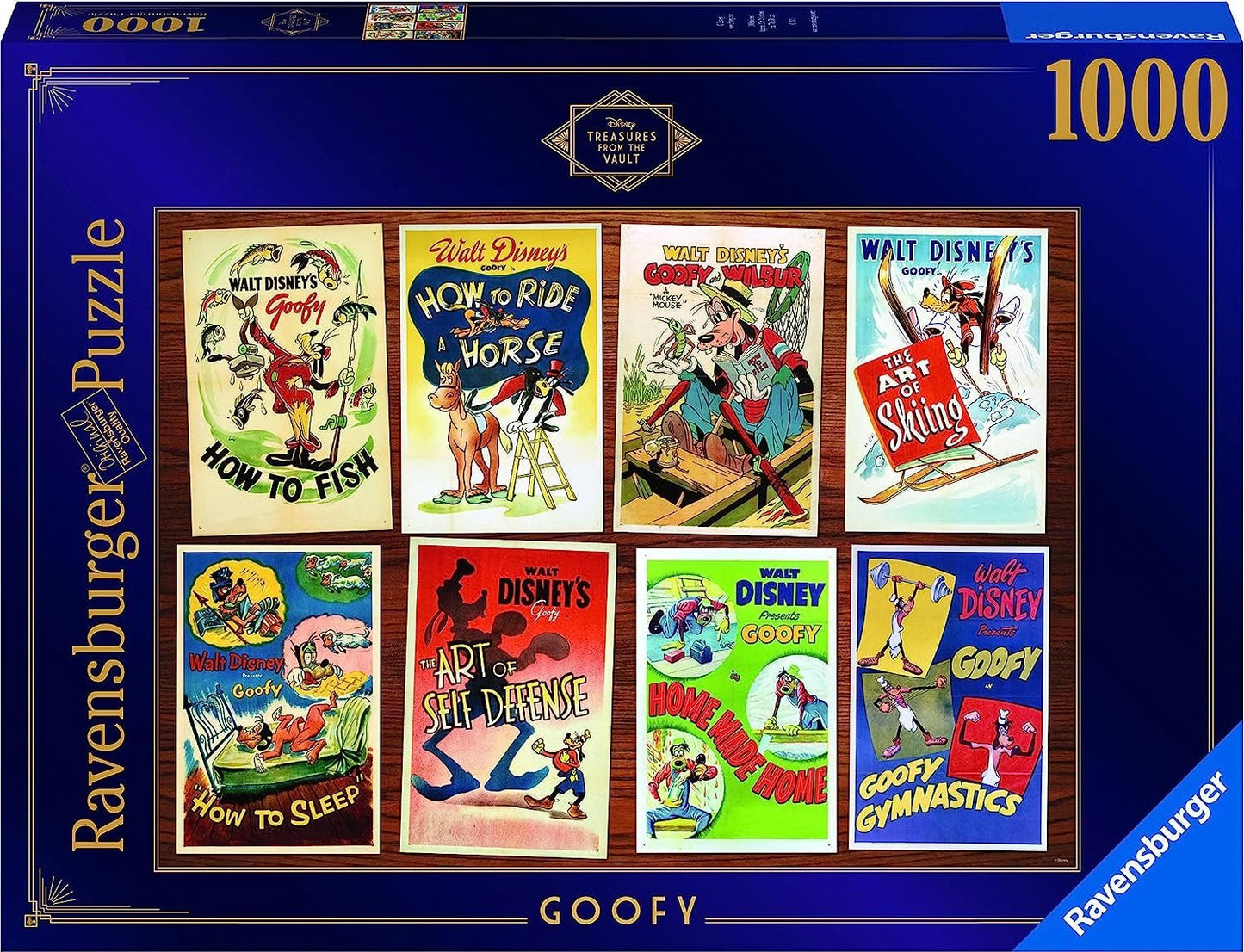 Kincsek a széfből - Goofy Ravensburger 1000 darabos kirakó puzzle (RA - 16855) - puzzlegarden