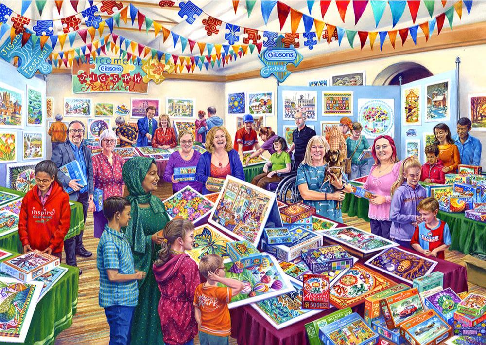 Kirakós fesztivál Gibsons 1000 darabos kirakó puzzle (G - G6400) - puzzlegarden