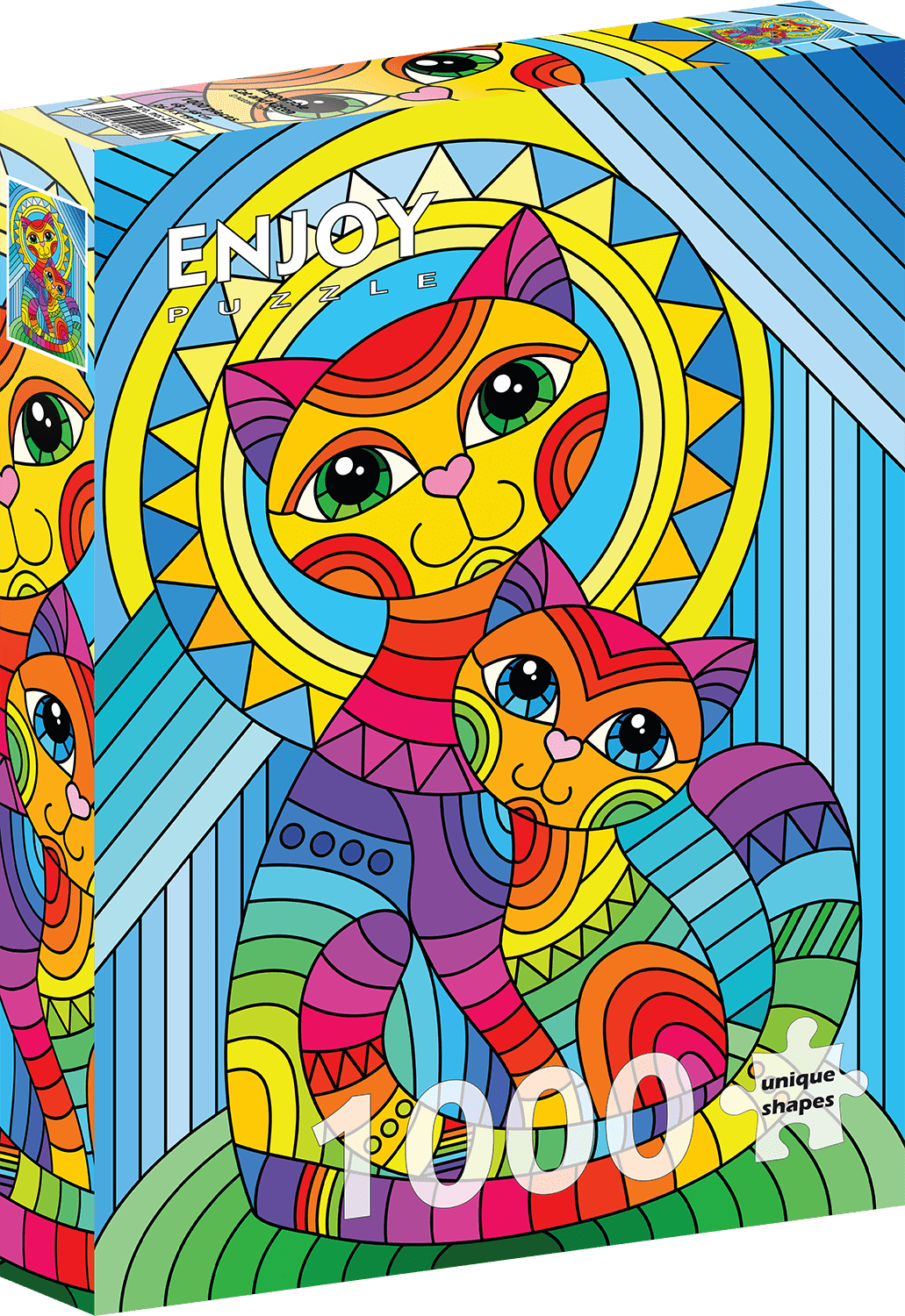 Kiscica és Anyukája Enjoy 1000 darabos kirakó puzzle (EN - 2122) - puzzlegarden