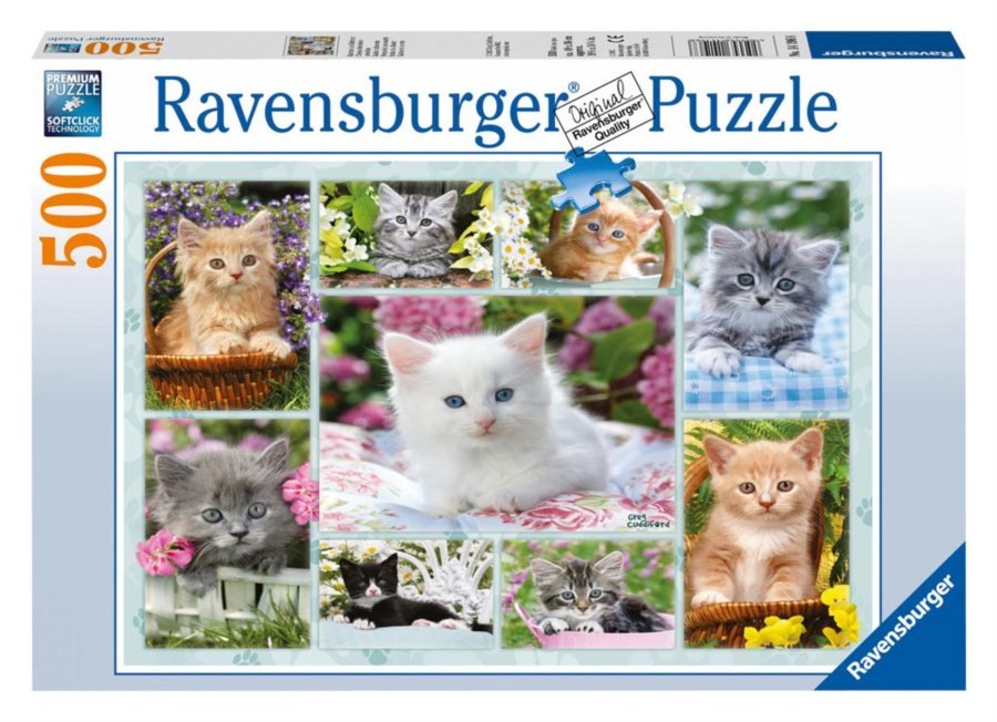 Kiscicák Ravensburger 500 darabos kirakó puzzle (RA - 14196) - puzzlegarden
