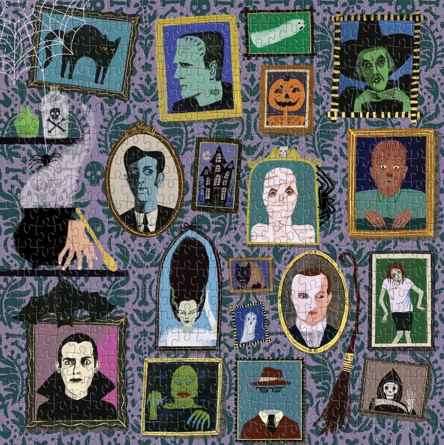 Kísérteties portrék - aranyfóliás! Galison 500 darabos kirakó puzzle (GA - 9780735382732) - puzzlegarden