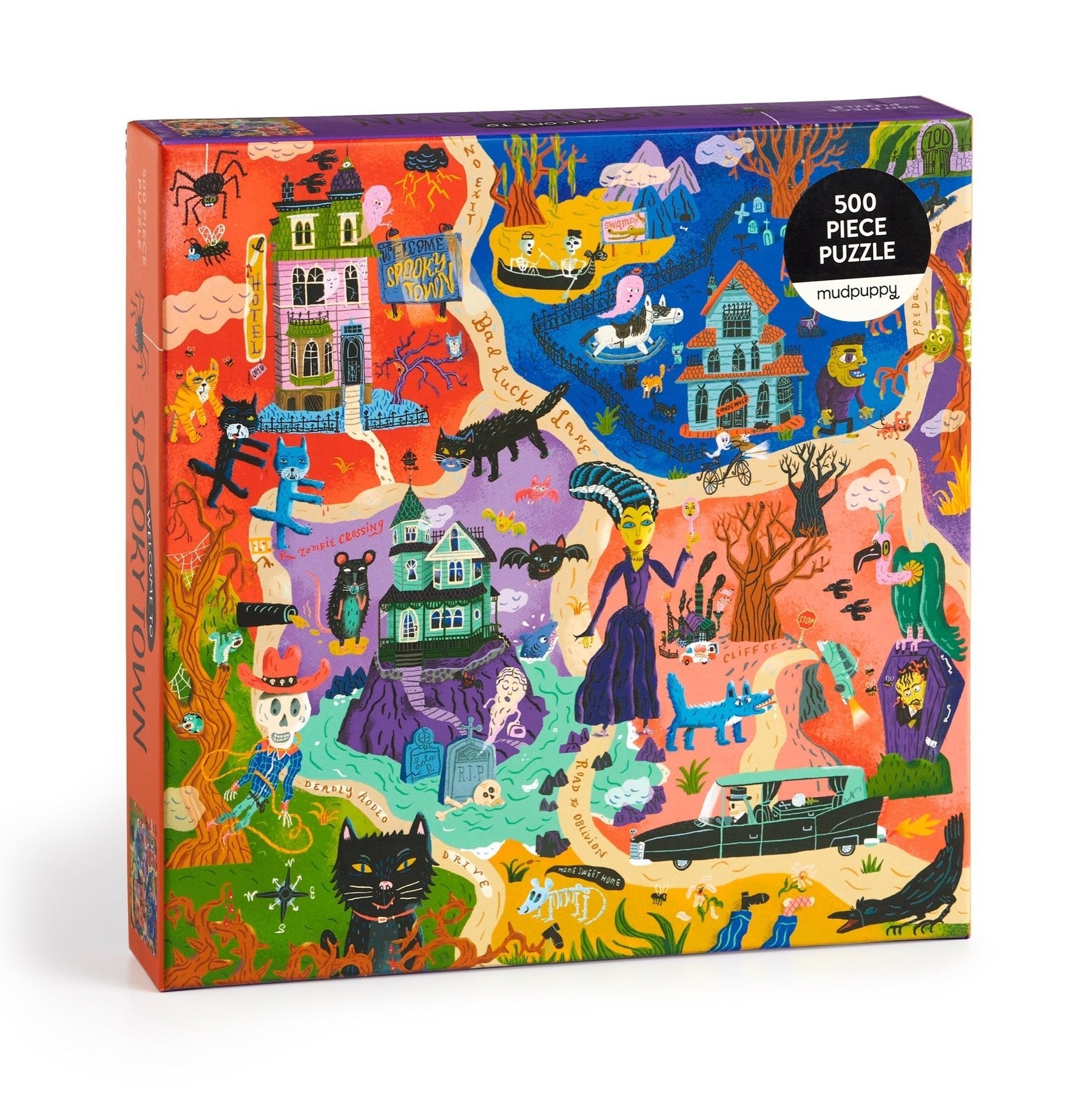 Kísértetváros Mudpuppy 500 darabos kirakó puzzle (GA - 9780735382343) - puzzlegarden