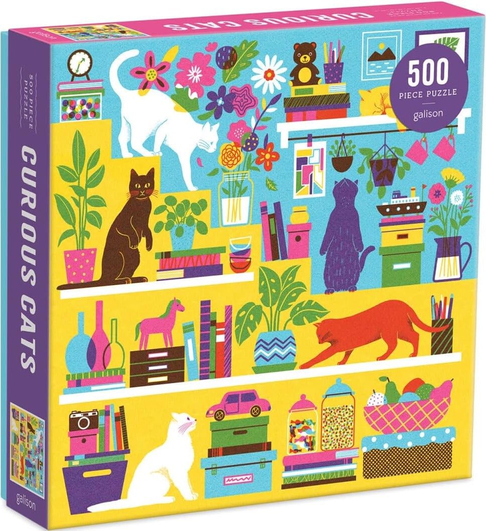 Kíváncsi macskák Galison 500 darabos kirakó puzzle (GA - M102920D) - puzzlegarden