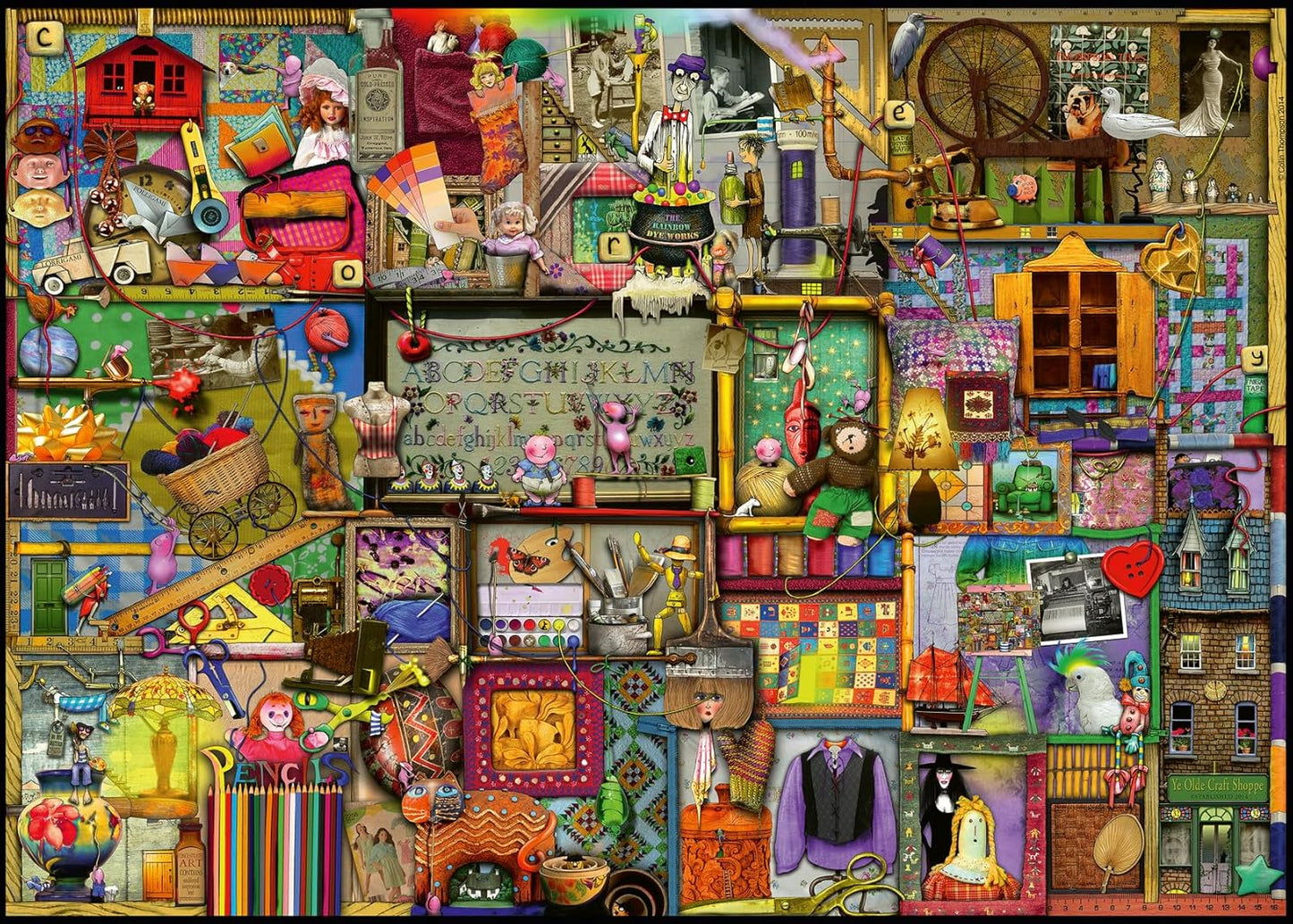 Kíváncsi Szekrények No. 2 – A kézműves fiók Ravensburger 1000 darabos kirakó puzzle (RA - 12000301 4005555003014) - puzzlegarden