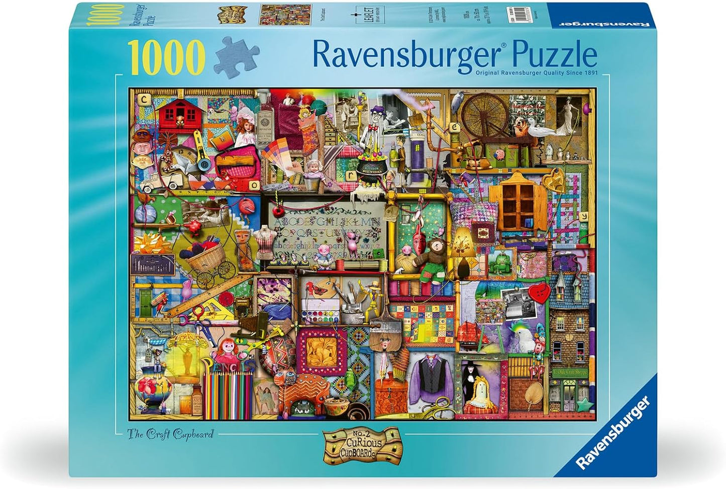 Kíváncsi Szekrények No. 2 – A kézműves fiók Ravensburger 1000 darabos kirakó puzzle (RA - 12000301 4005555003014) - puzzlegarden