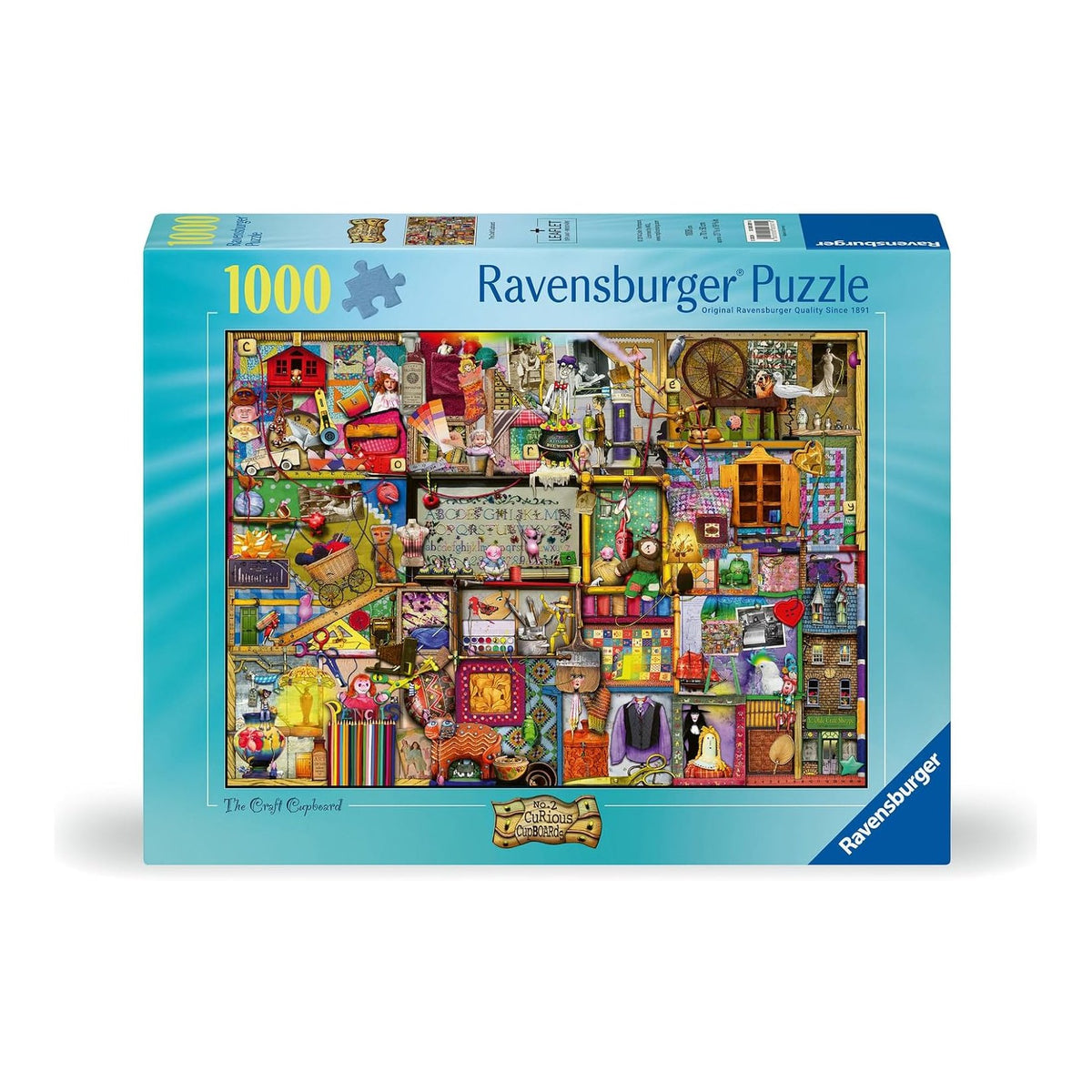 Kíváncsi Szekrények No. 2 – A kézműves fiók Ravensburger 1000 darabos kirakó puzzle (RA - 12000301) - puzzlegarden