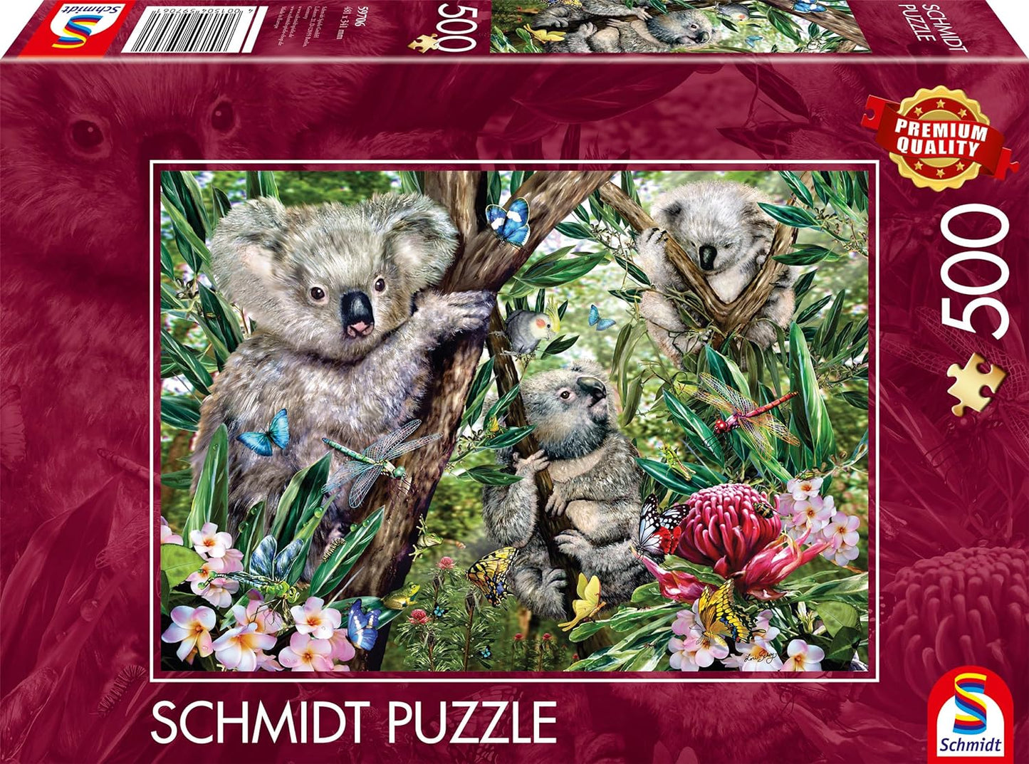 Koala Család Schmidt Spiele 500 darabos kirakó puzzle (SCH - 59706) - puzzlegarden