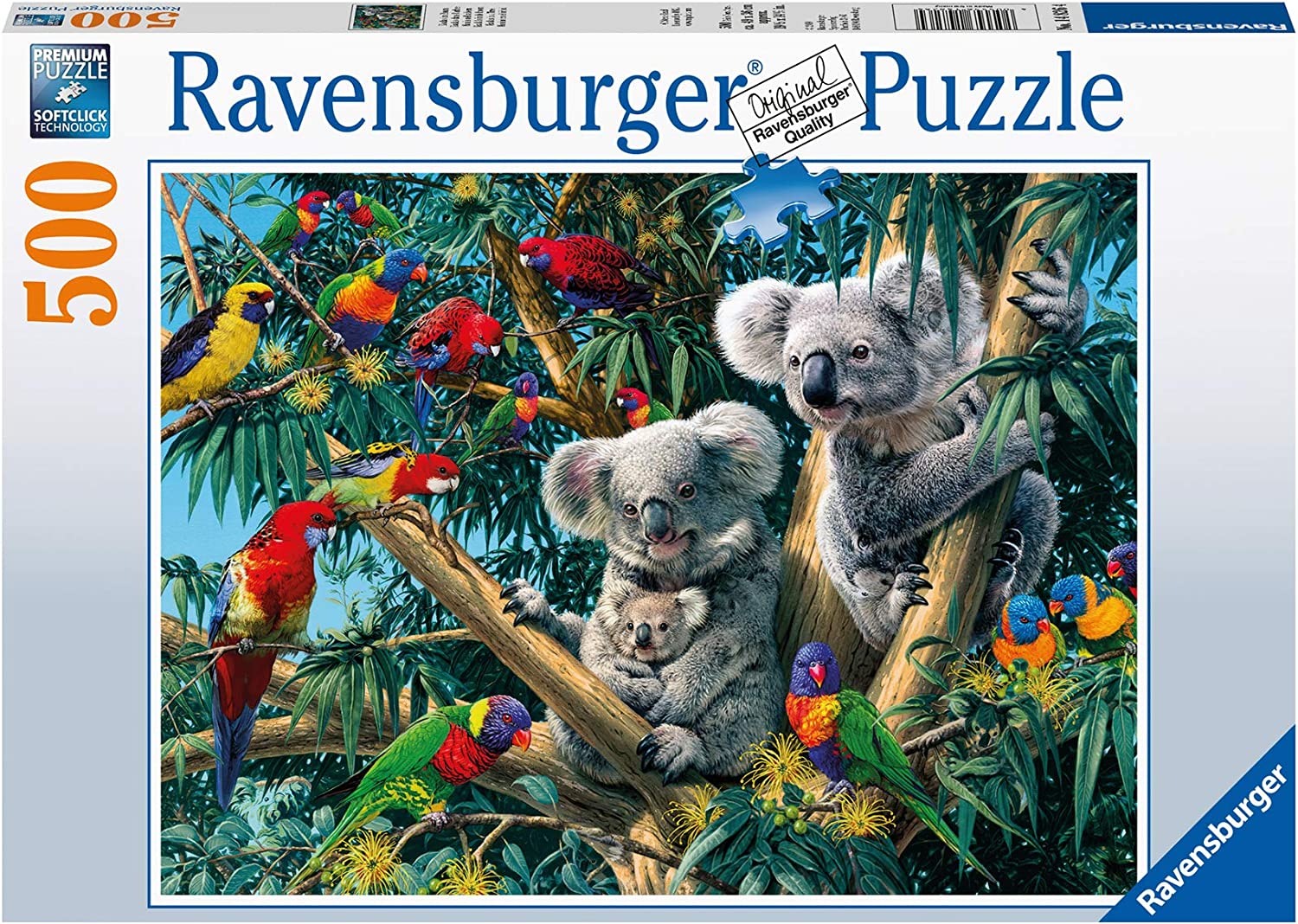 Koalák a fán Ravensburger 500 darabos kirakó puzzle (RA - 14826) - puzzlegarden