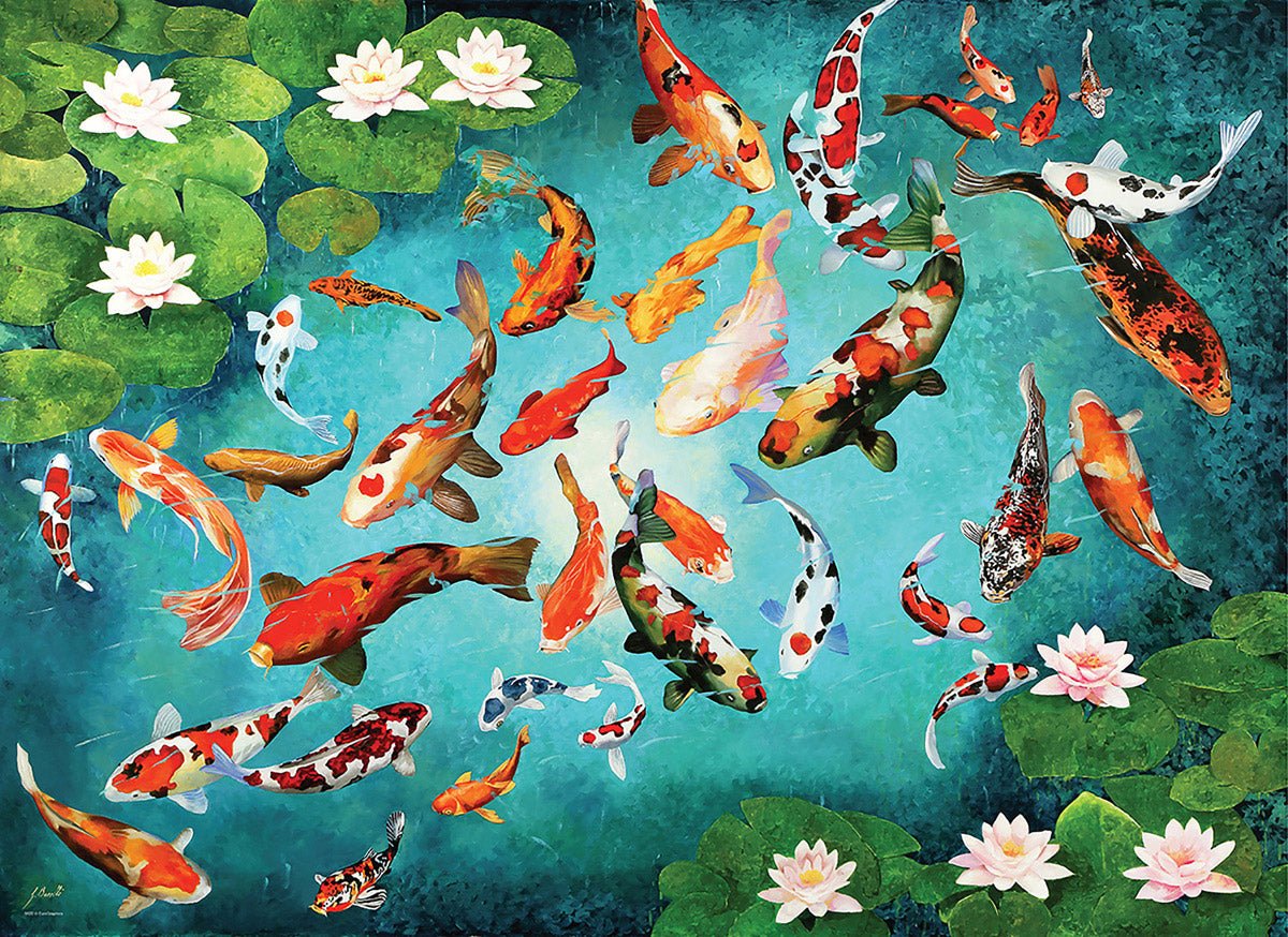 Koi Halak Eurographics 1000 darabos kirakó puzzle (EUR - 6000 - 5696) - puzzlegarden