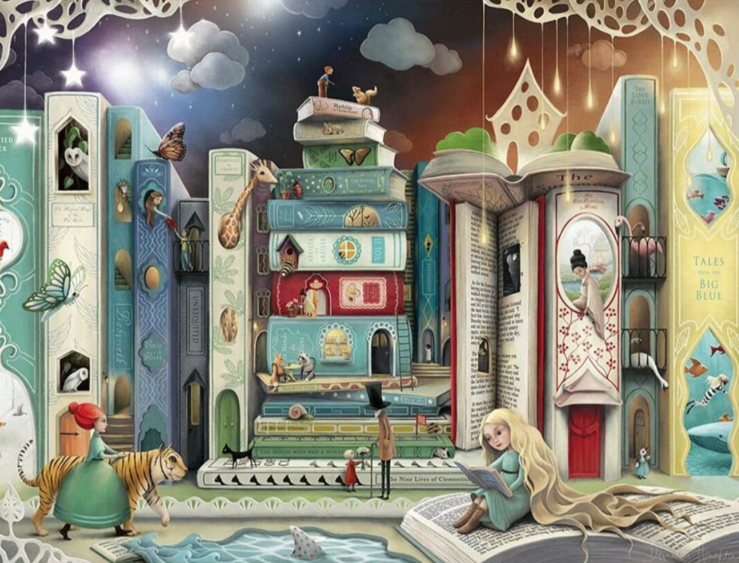 Könyvek útja Ravensburger 2000 darabos kirakó puzzle (RA - 16463) - puzzlegarden