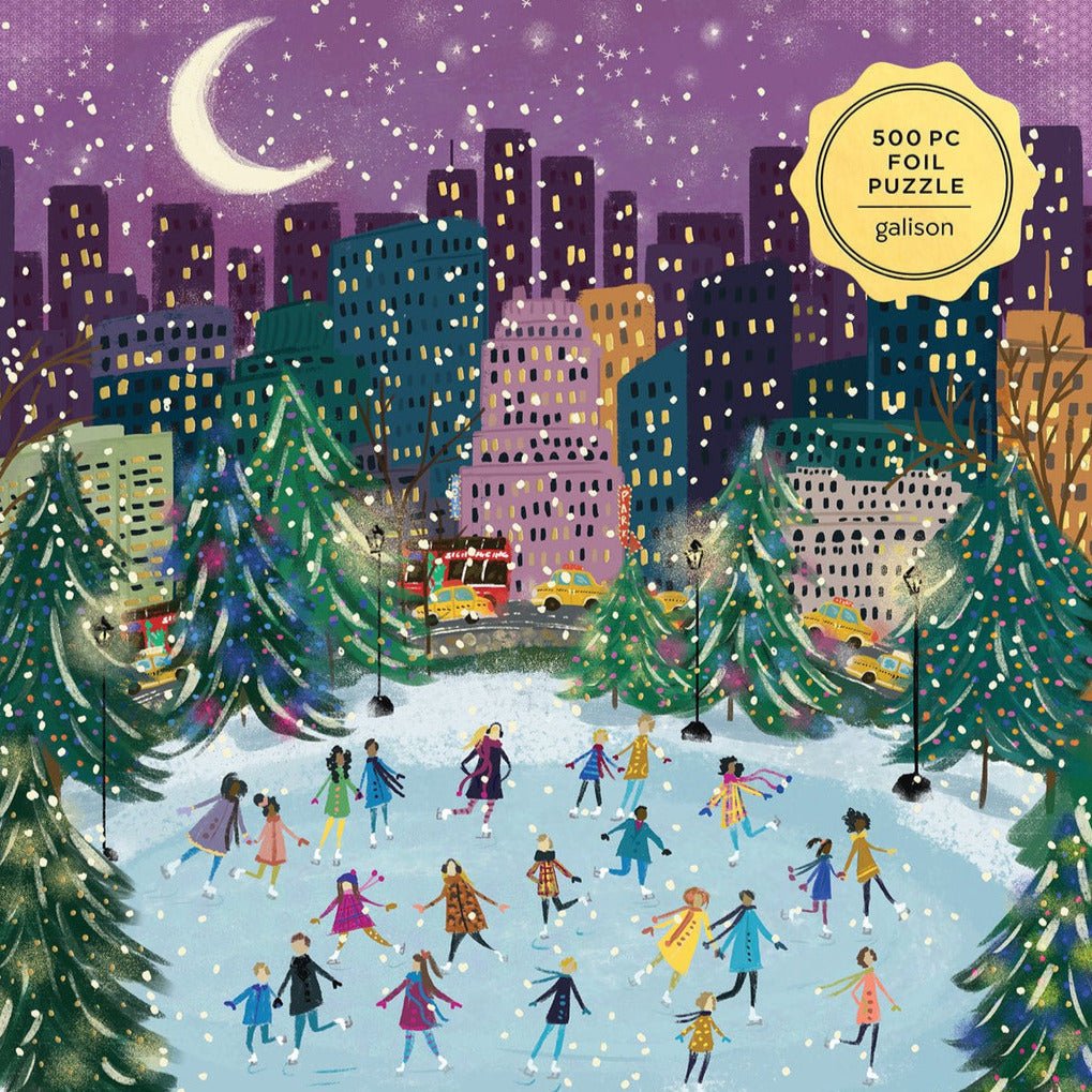 Korcsolyázás a holdfényben Galison 500 darabos kirakó puzzle (GA - M021822L - MMS) - puzzlegarden