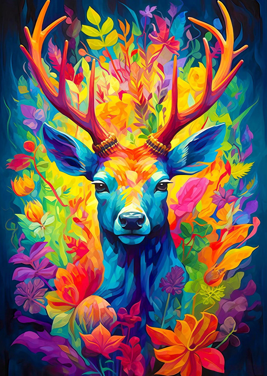 Koronás Szarvas Enjoy 1000 darabos kirakó puzzle (EN - 2222) - puzzlegarden