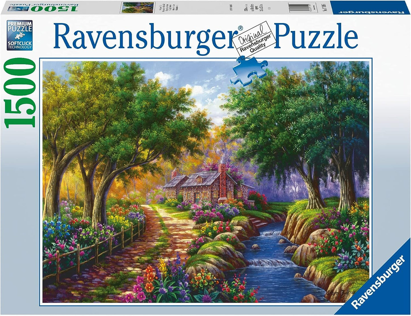 Kunyhó a Folyóparton Ravensburger 1500 darabos kirakó puzzle (RA - 17109) - puzzlegarden