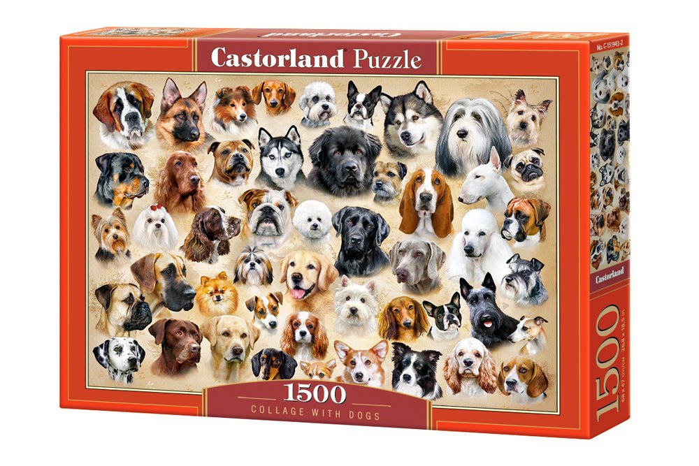Kutya Kollázs Castorland 1500 darabos kirakó puzzle (C - 151943) - puzzlegarden