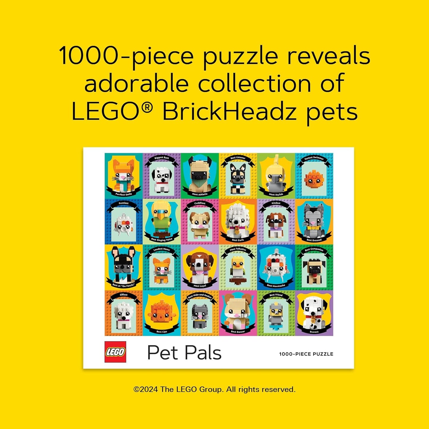 LEGO - Kis kedvencek Galison 1000 darabos kirakó puzzle (GA-9781797227429 9781797227429) - puzzlegarden