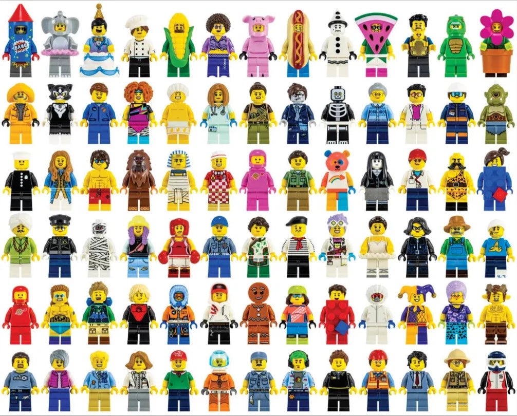 LEGO Minifigures 1000 piece Galison puzzle puzzlegarden
