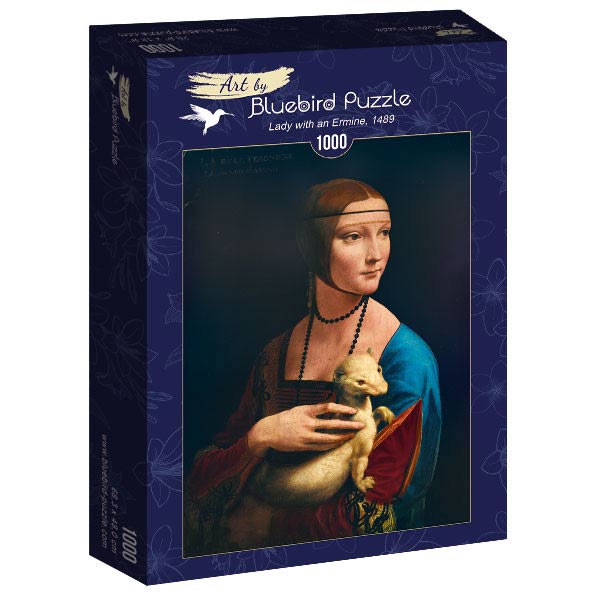 Leonardo Da Vinci - Hölgy hermelinnel Bluebird 1000 darabos kirakó puzzle (BB - P - 60012) - puzzlegarden