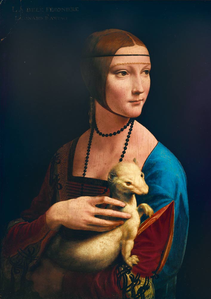 Leonardo Da Vinci - Hölgy hermelinnel Bluebird 1000 darabos kirakó puzzle (BB - P - 60012) - puzzlegarden