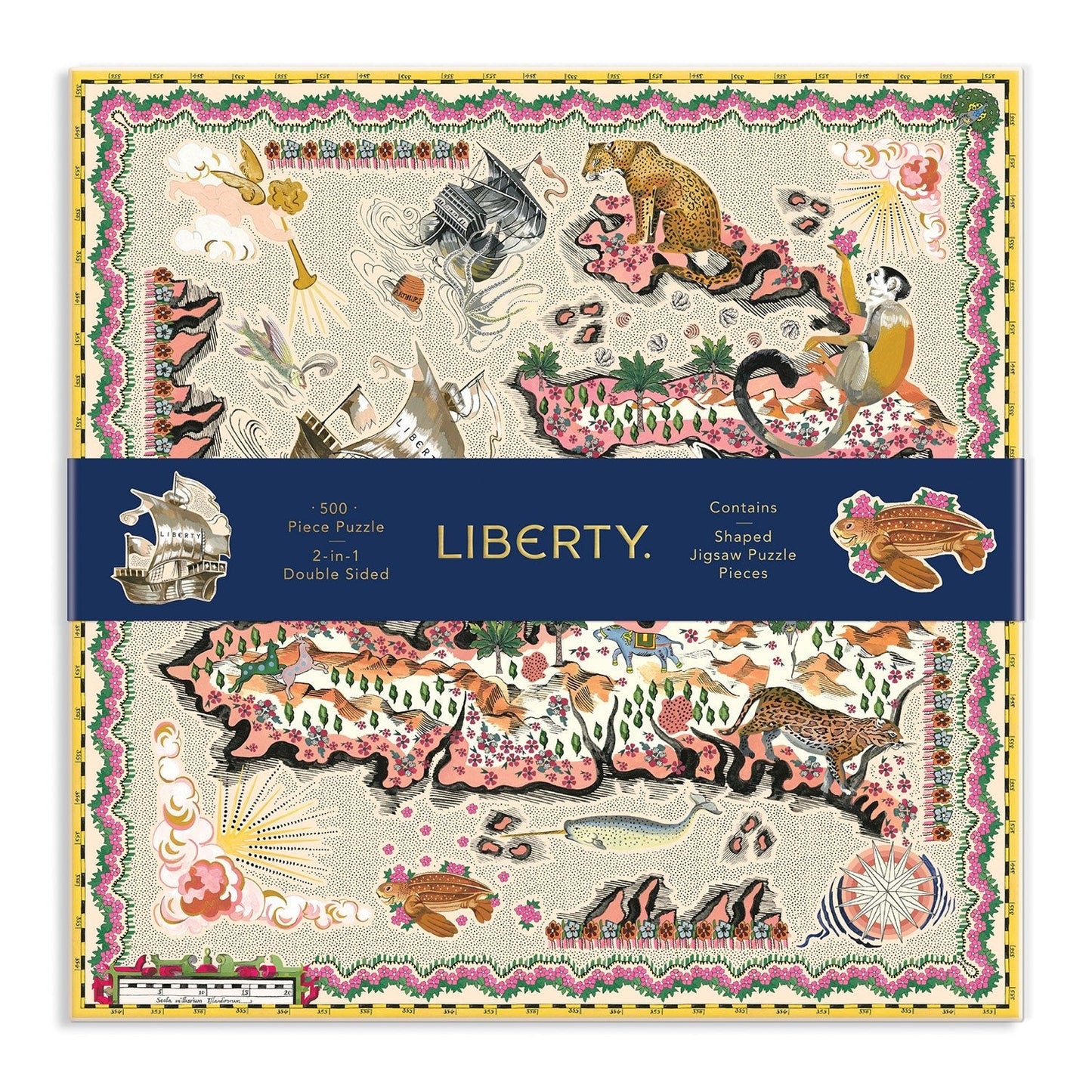 Liberty Maxine - kétoldalas Galison 500 darabos kirakó puzzle (GA - 9780735365469) - puzzlegarden
