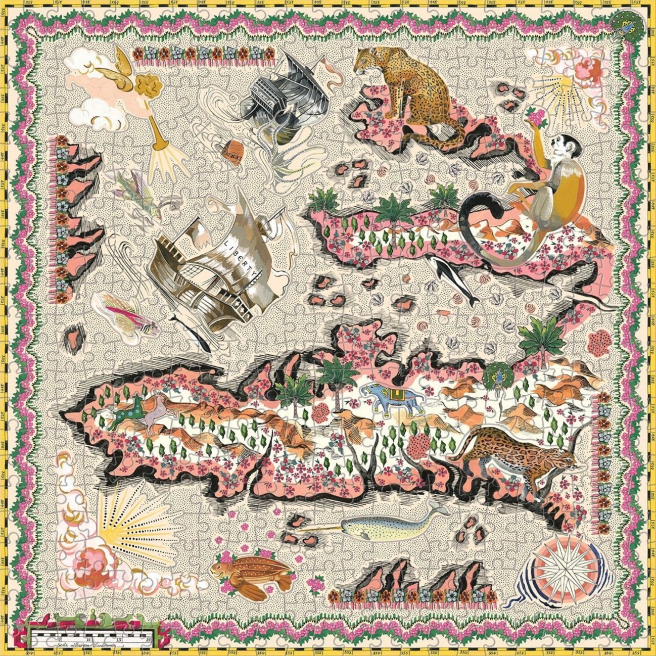 Liberty Maxine - kétoldalas Galison 500 darabos kirakó puzzle (GA - 9780735365469) - puzzlegarden