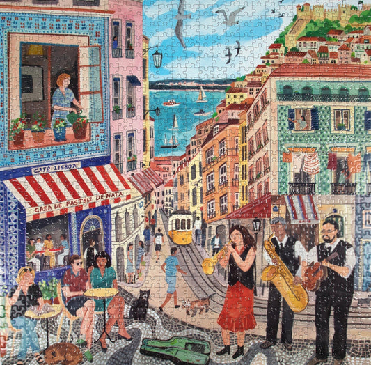 Lisszabon Eeboo 1000 darabos kirakó puzzle (EB - PZTLSB) - puzzlegarden