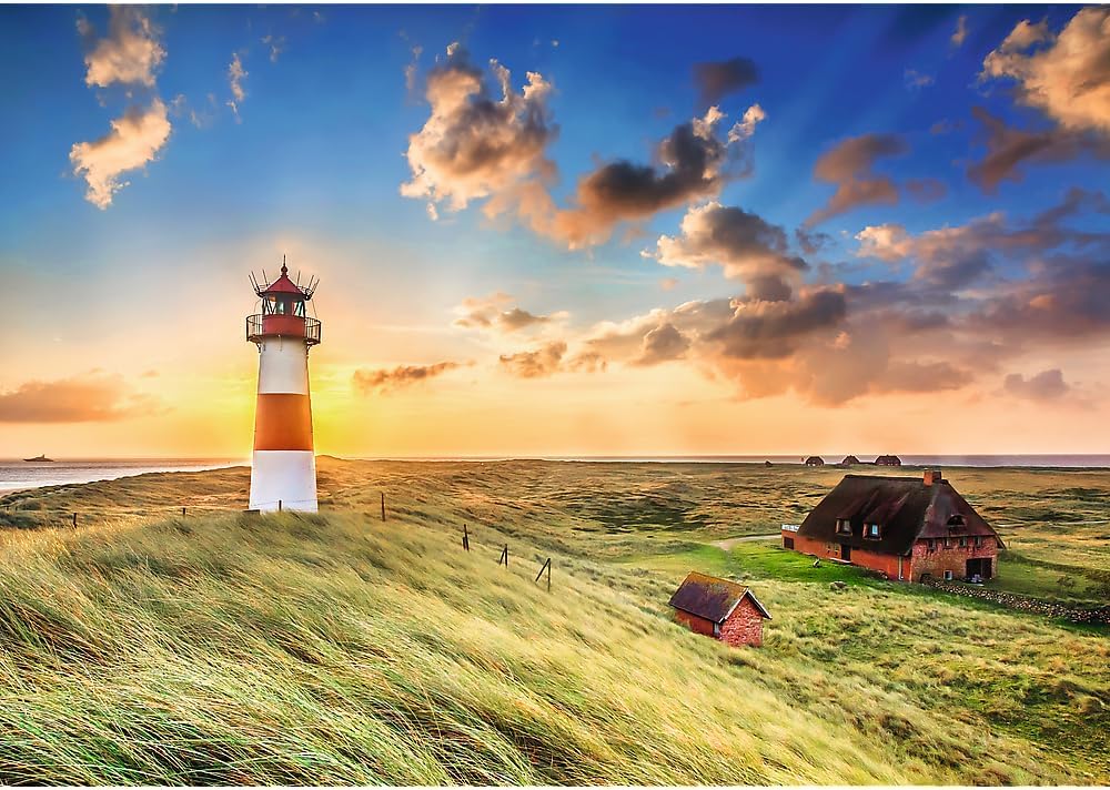 List - Ost Világítótorony, Németország Trefl 1000 darabos kirakó puzzle (TR - 10823) - puzzlegarden