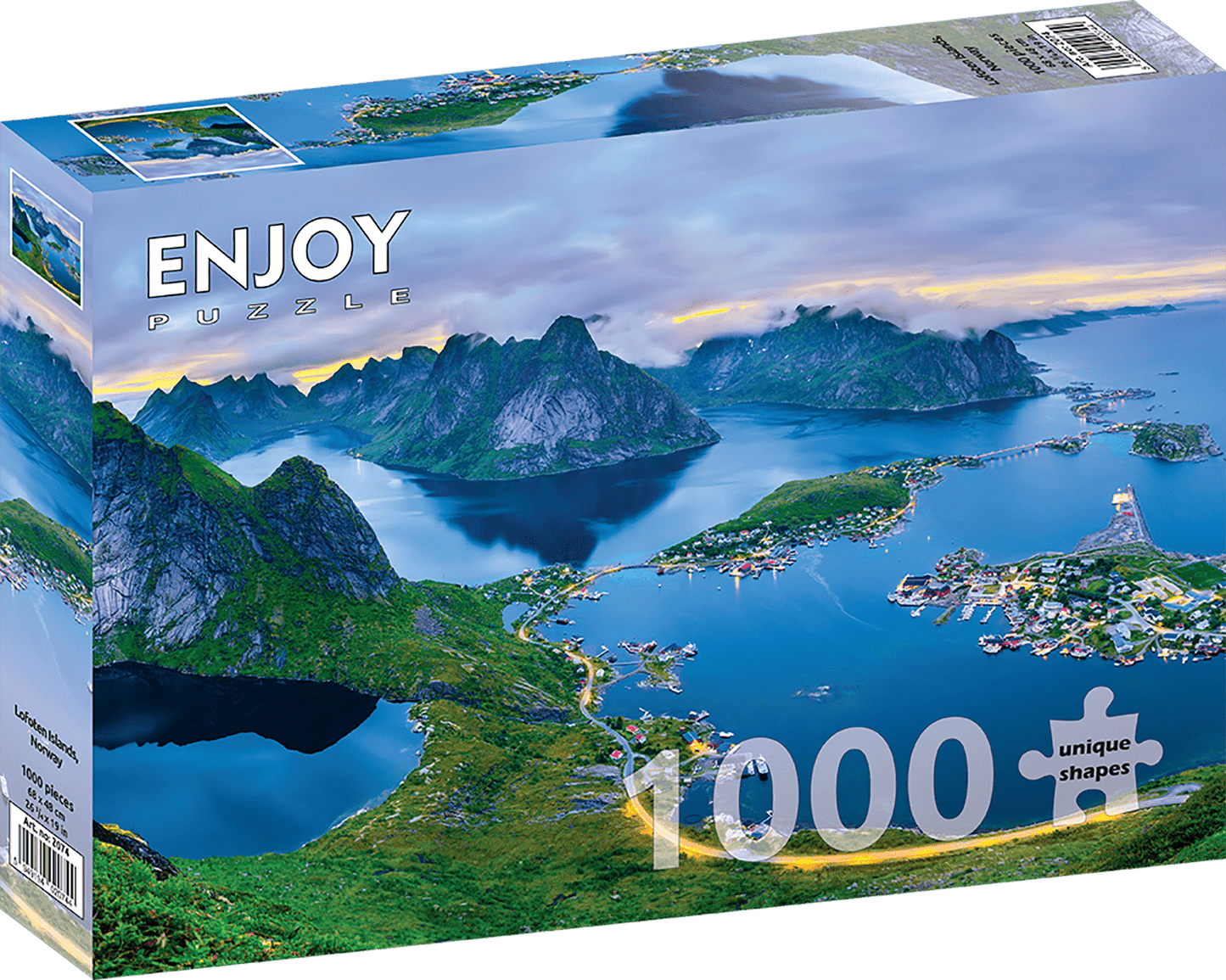 Lofoten, Norvégia Enjoy 1000 darabos kirakó puzzle (EN - 2074) - puzzlegarden