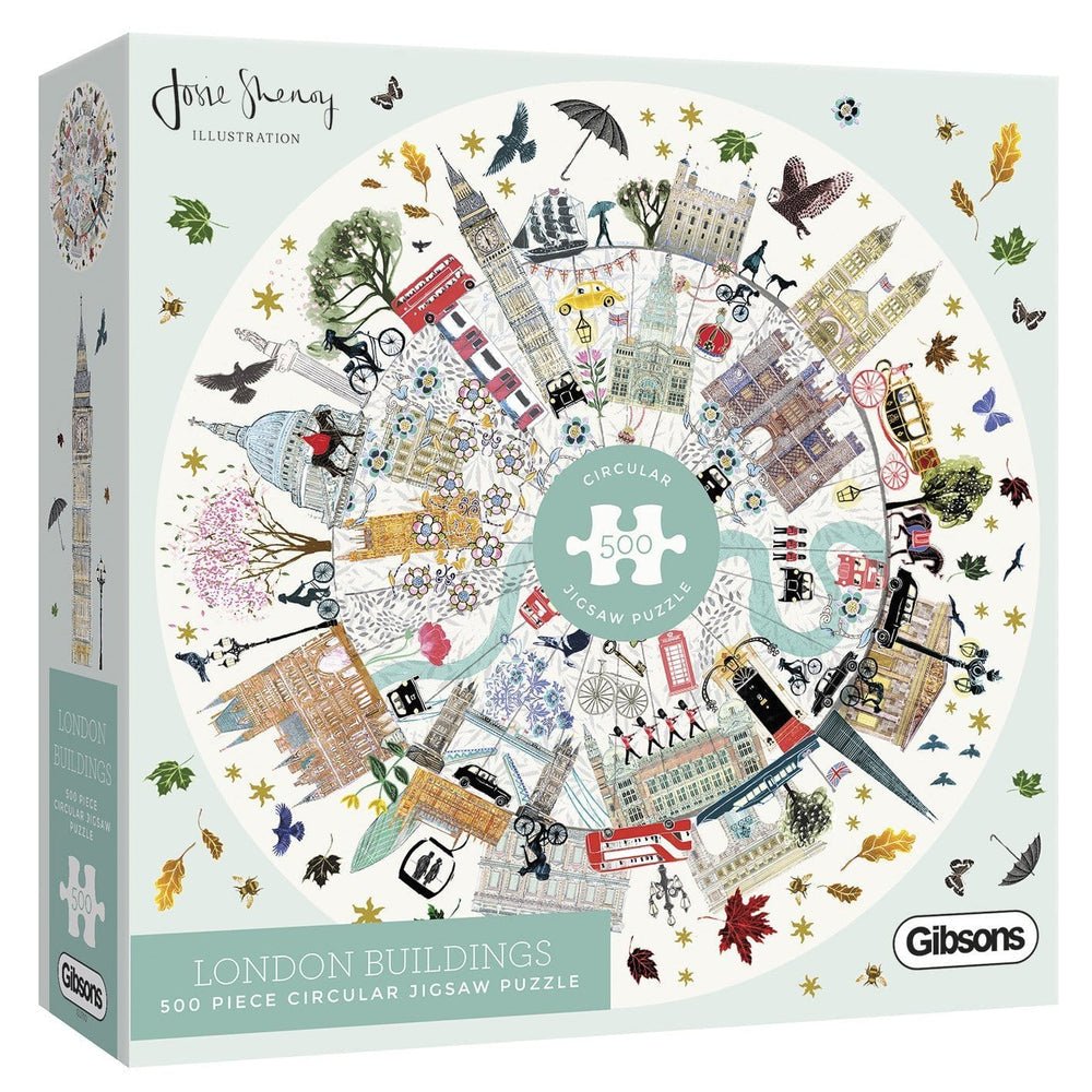 Londoni épületek Gibsons 500 darabos kirakó puzzle (G - G3700) - puzzlegarden