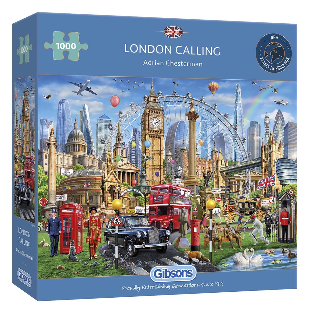 London hív Gibsons 1000 darabos kirakó puzzle (G - G6294) - puzzlegarden