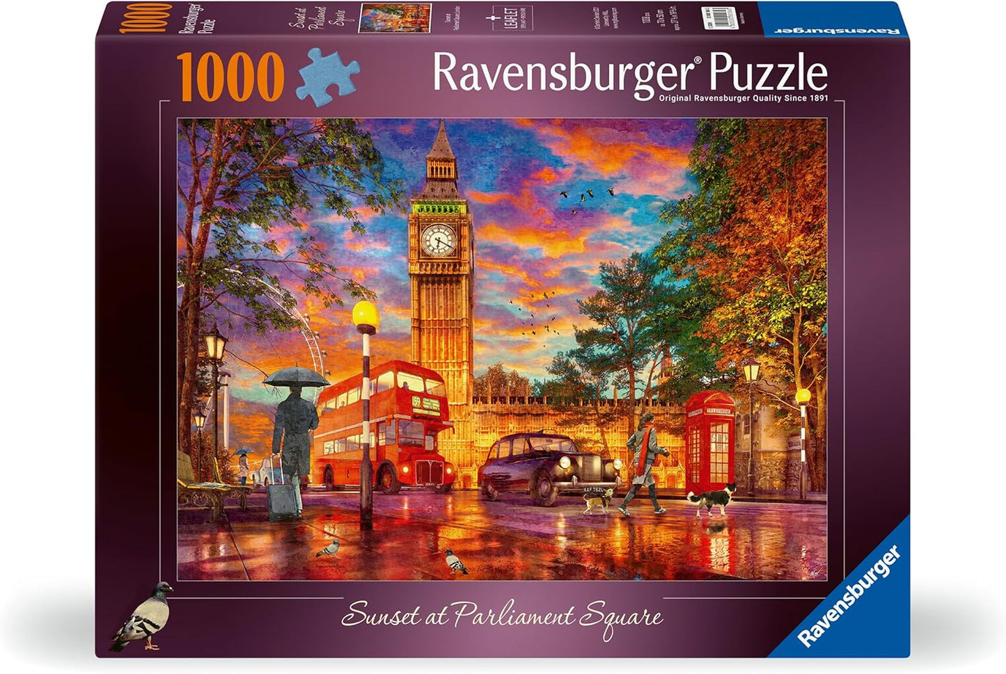 Londoni Parlament Ravensburger 1000 darabos kirakó puzzle (RA - 12000184) - puzzlegarden