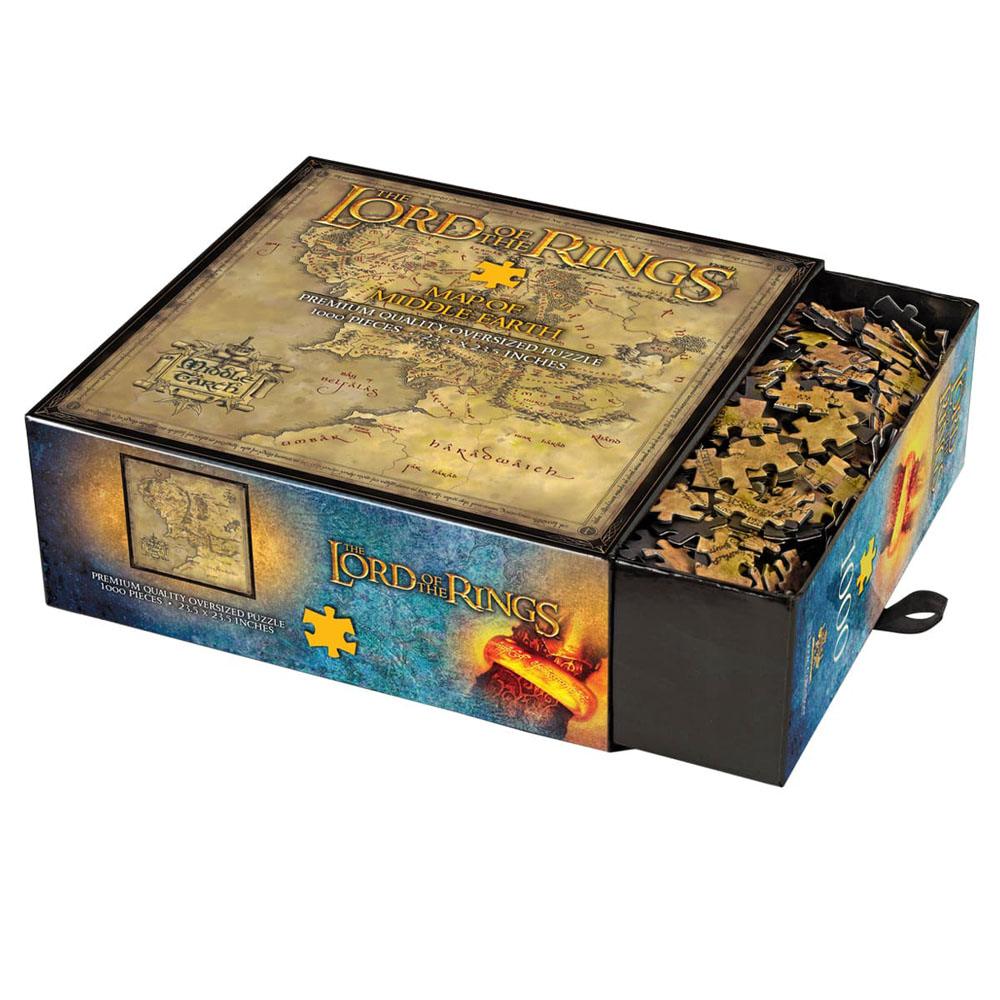 A Gyűrűk Ura - Középfölde Térkép Noble Collection 1000 darabos kirakó puzzle (NN - 9472) - puzzlegarden