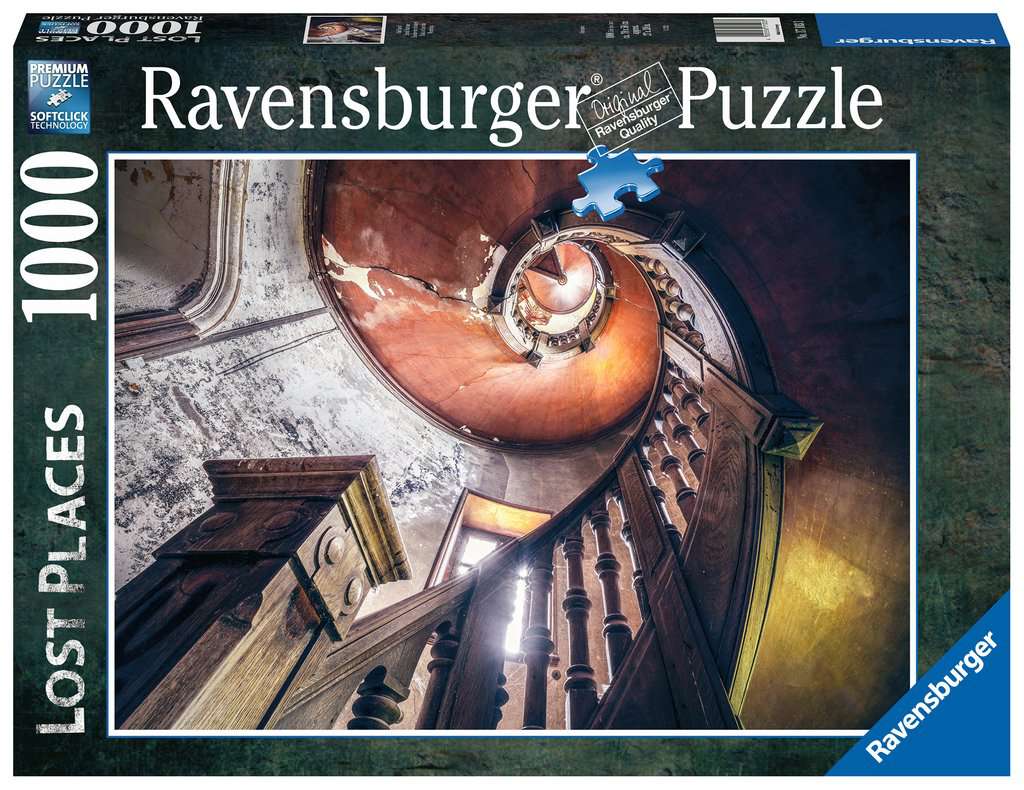 Lost Places - Csigalépcső Ravensburger 1000 darabos kirakó puzzle (RA - 17103) - puzzlegarden
