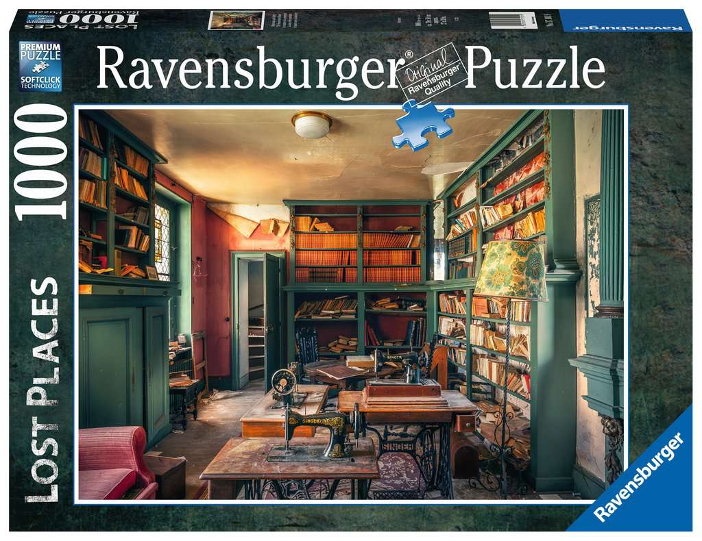 Lost Places - Titokzatos Kastélykönyvtár Ravensburger 1000 darabos kirakó puzzle (RA - 17101) - puzzlegarden