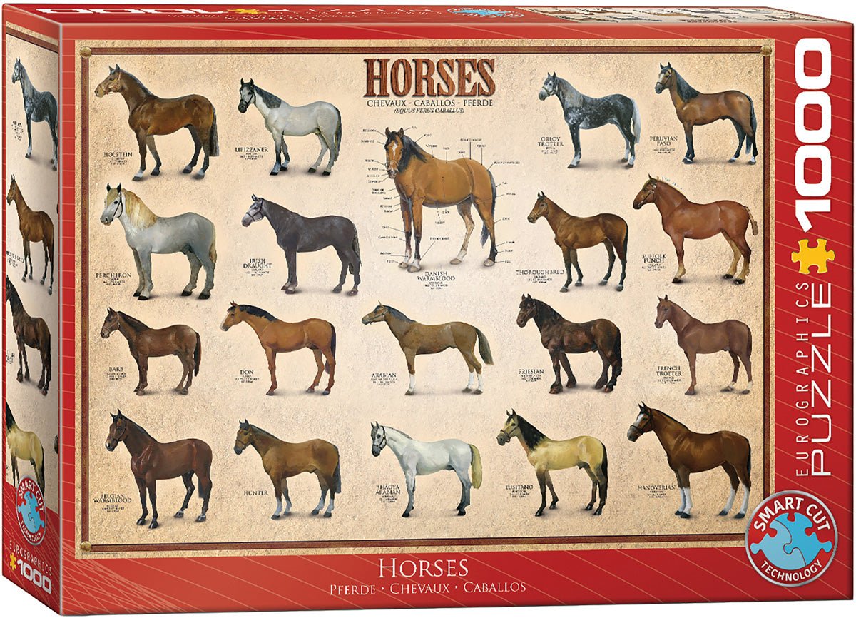 Lovak EuroGraphics 1000 darabos kirakó puzzle (EUR - 6000 - 0078) - puzzlegarden